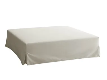 RAY - Square fabric pouf by B&B Italia - view 2
